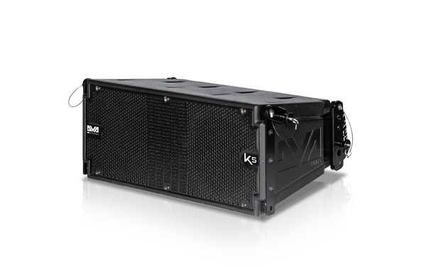 3-WAY ACTIVE LINE ARRAY MODULE WITH TWO 1" COMPRESSION DRIVER EXIT, ONE 6.5" MIDRANGE, ONE 8" WOOFER